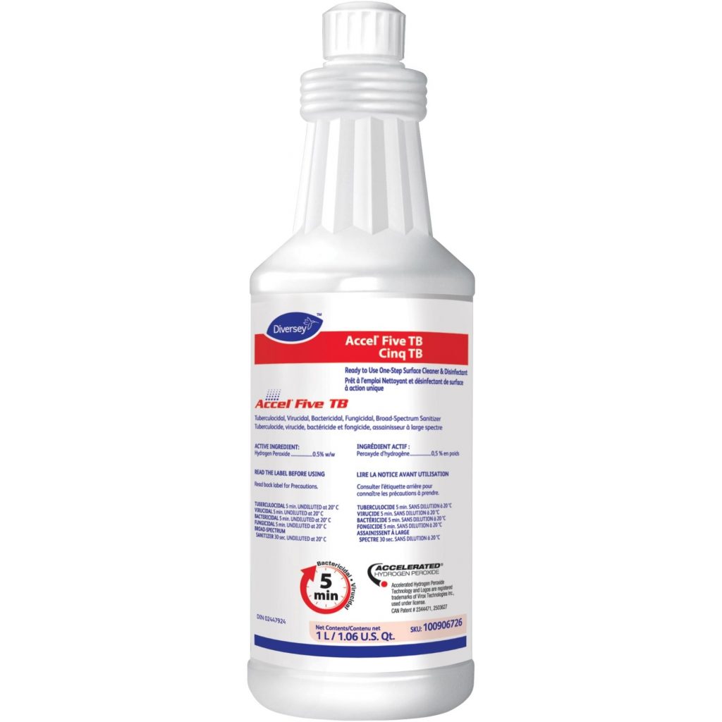 Diversey Accel® Five TB RTU Disinfectant - Stevens Midwifery Supplies